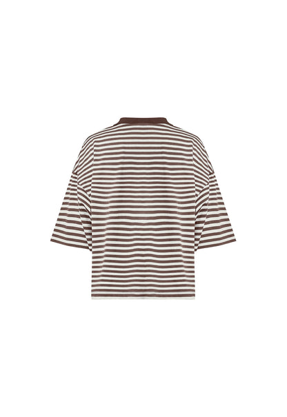 Lioness Fashion Sale | BLOOM SHORT SLEEVE - DARK CHOCOLATE