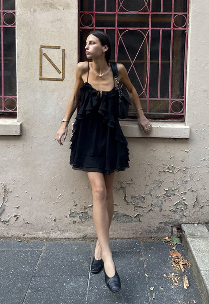 Lioness Fashion Outlets | ETHEREAL MINI DRESS - OBSIDIAN