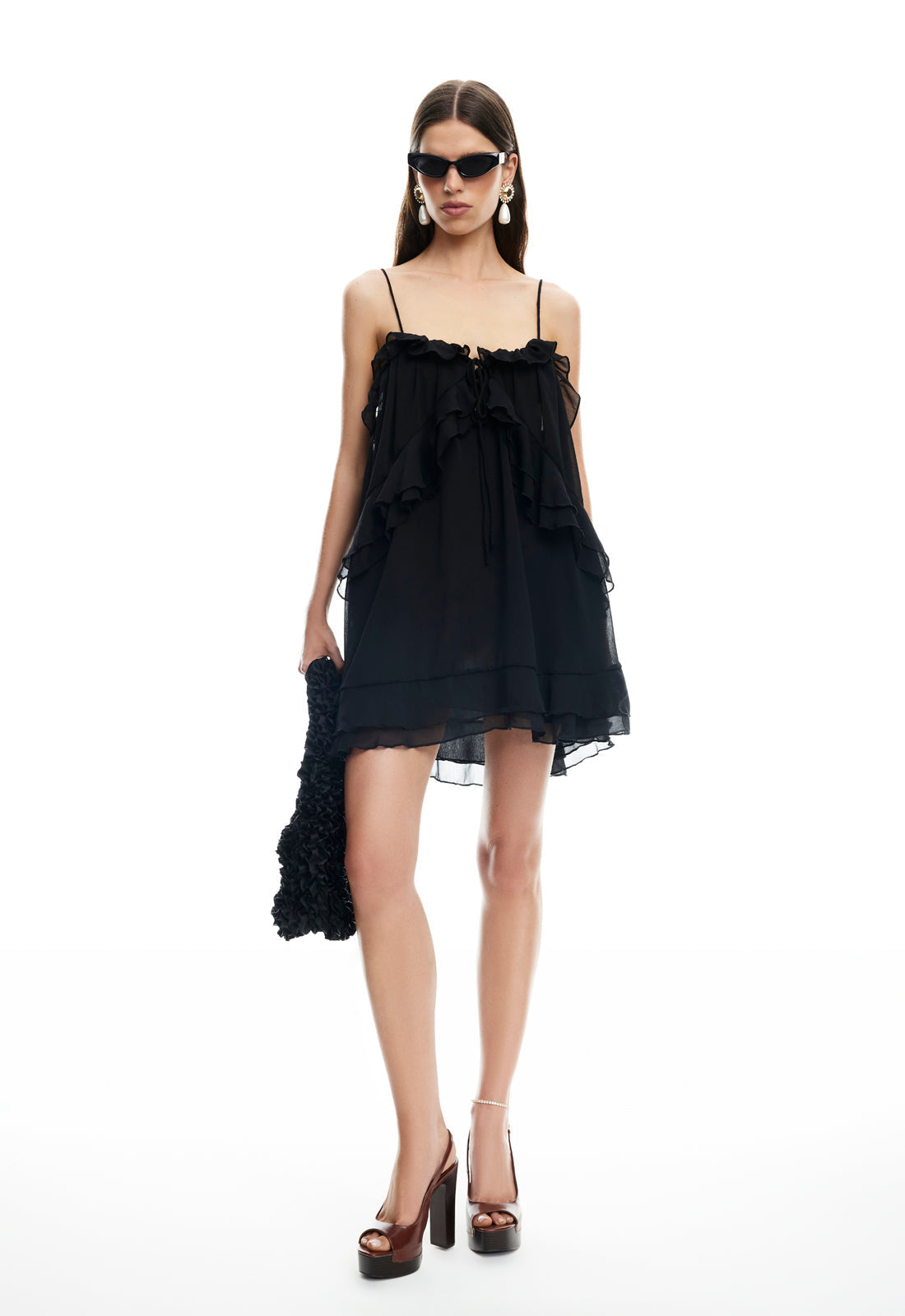 Lioness Fashion Outlets | ETHEREAL MINI DRESS - OBSIDIAN