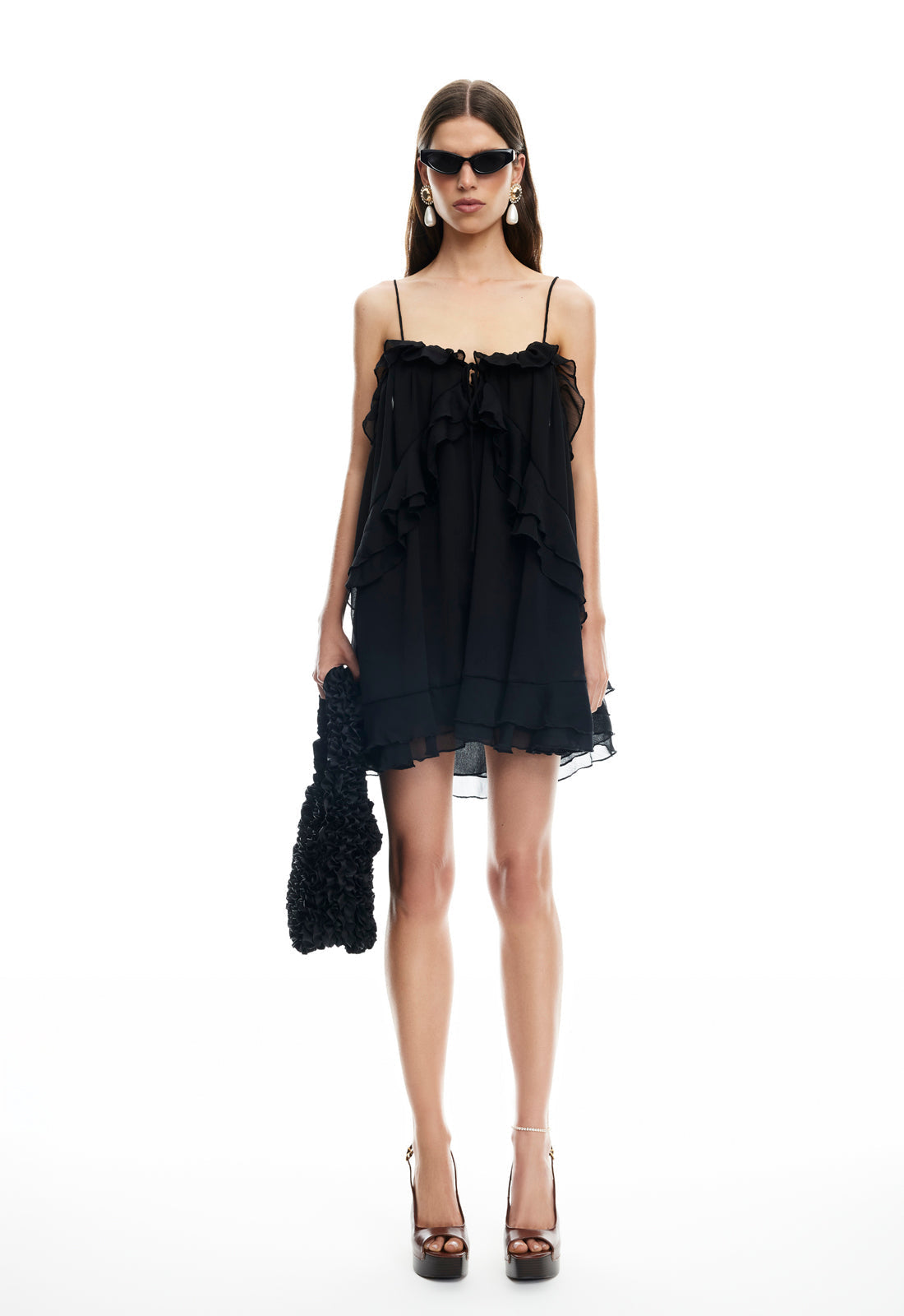 Lioness Fashion Outlets | ETHEREAL MINI DRESS - OBSIDIAN