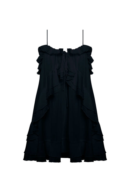 Lioness Fashion Outlets | ETHEREAL MINI DRESS - OBSIDIAN