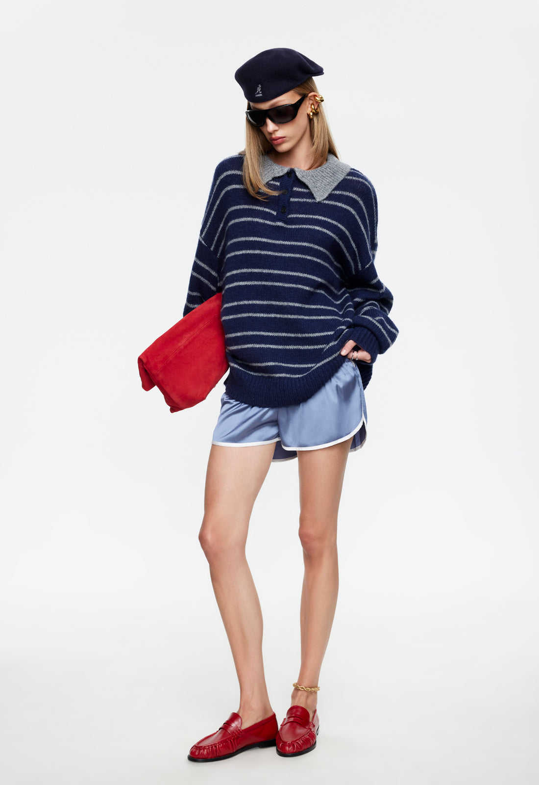 Lioness Fashion Sale | HONEY MINI SHORTS - SLATE BLUE