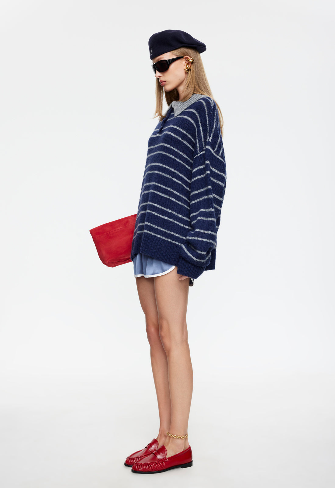Lioness Fashion Sale | HONEY MINI SHORTS - SLATE BLUE