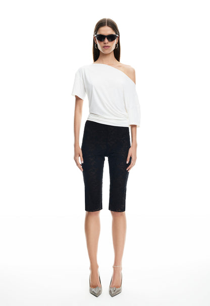 Lioness Fashion Online | BABYDOLL CAPRI - NOIR