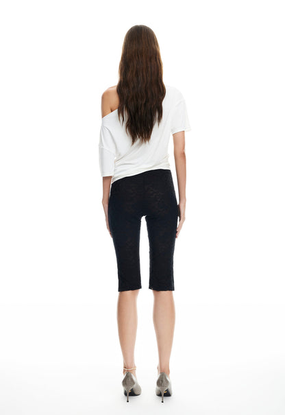 Lioness Fashion Online | BABYDOLL CAPRI - NOIR