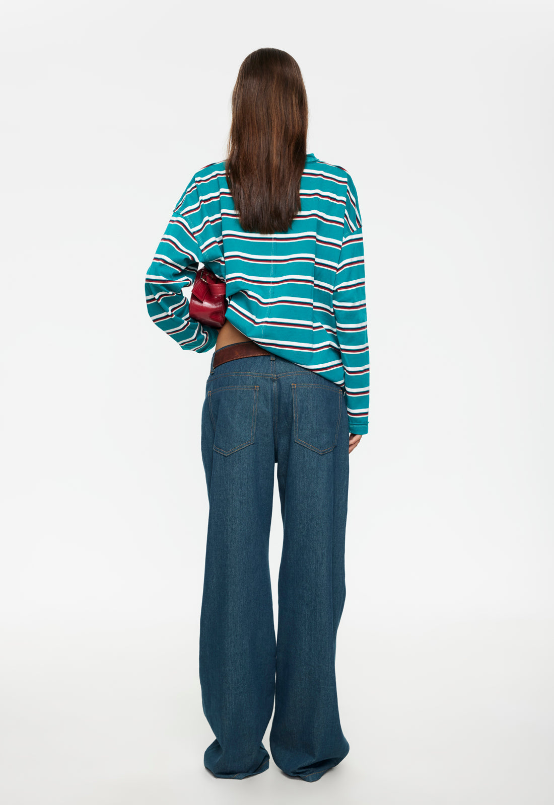 Lioness Fashion Near Me | HORIZON LONG SLEEVE - FOREST STRIPE