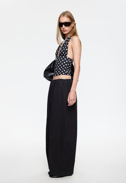 Lioness Fashion Store | SAFARI HALTER - NOIR POLKA