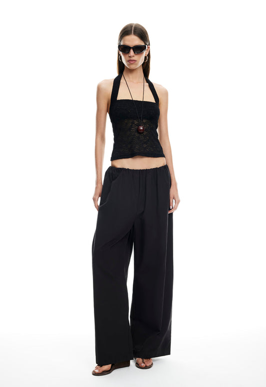 Lioness Fashion Sale | PALISADES HALTER TOP - NOIR