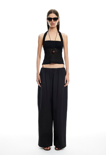 Lioness Fashion Sale | PALISADES HALTER TOP - NOIR