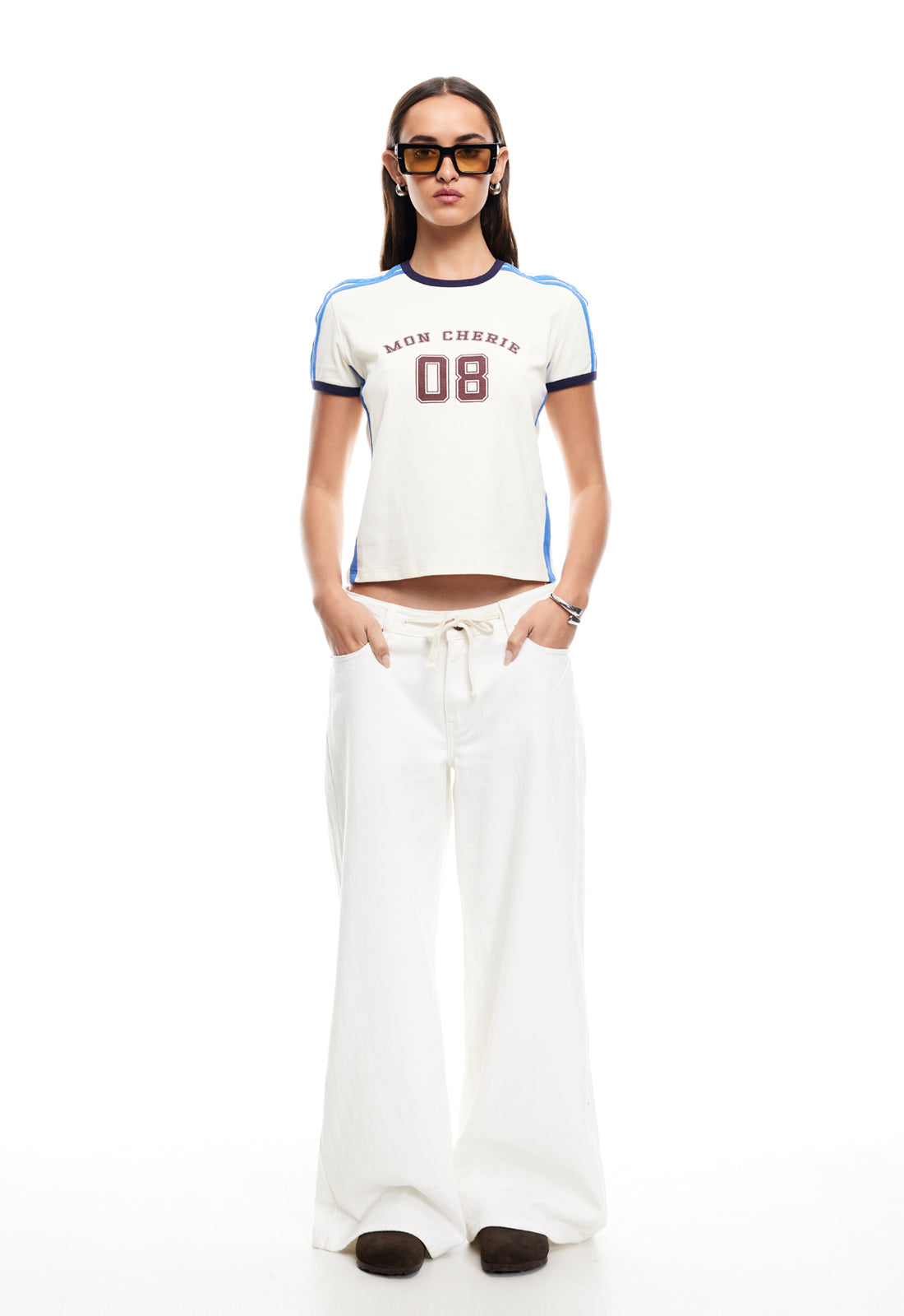 Lioness Fashion Online | MON CHERIE TEE - PORCELAIN