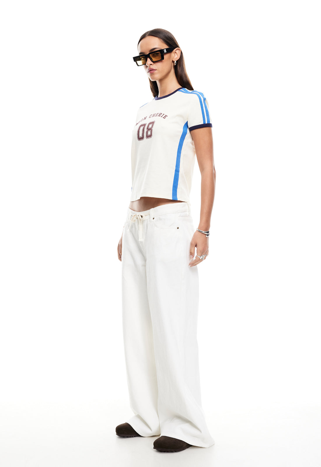 Lioness Fashion Online | MON CHERIE TEE - PORCELAIN